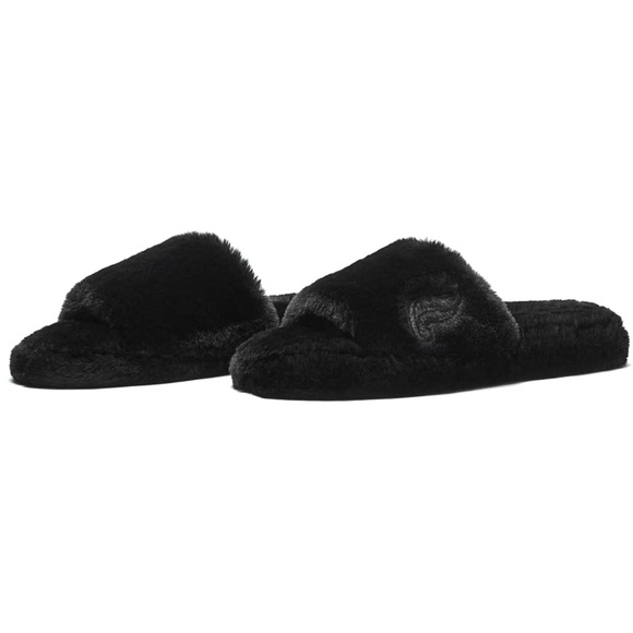 FABLETICS • Black Fur Slippers - Picture 3 of 7